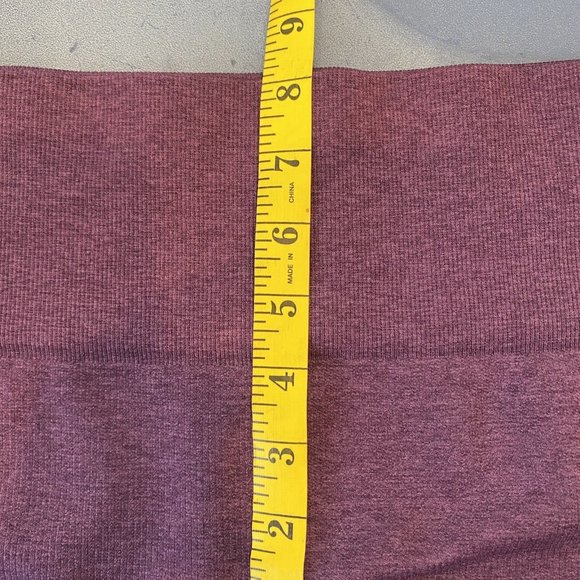 Lululemon In The Flow Crop II‎ Leggings Heathered Purple Womens Size 8 Cropped - Picture 11 of 12